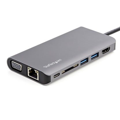 StarTech.com DKT30CHVAUSP base para laptop o replicador de puertos Alámbrico USB 3.2 Gen 1 (3.1 Gen 1) Type-C Negro, Gris