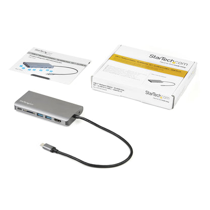 StarTech.com DKT30CHVAUSP base para laptop o replicador de puertos Alámbrico USB 3.2 Gen 1 (3.1 Gen 1) Type-C Negro, Gris