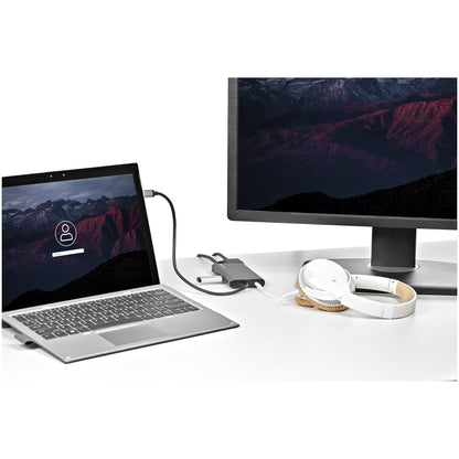 StarTech.com DKT30CHVAUSP base para laptop o replicador de puertos Alámbrico USB 3.2 Gen 1 (3.1 Gen 1) Type-C Negro, Gris