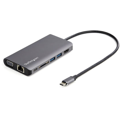StarTech.com DKT30CHVAUSP base para laptop o replicador de puertos Alámbrico USB 3.2 Gen 1 (3.1 Gen 1) Type-C Negro, Gris