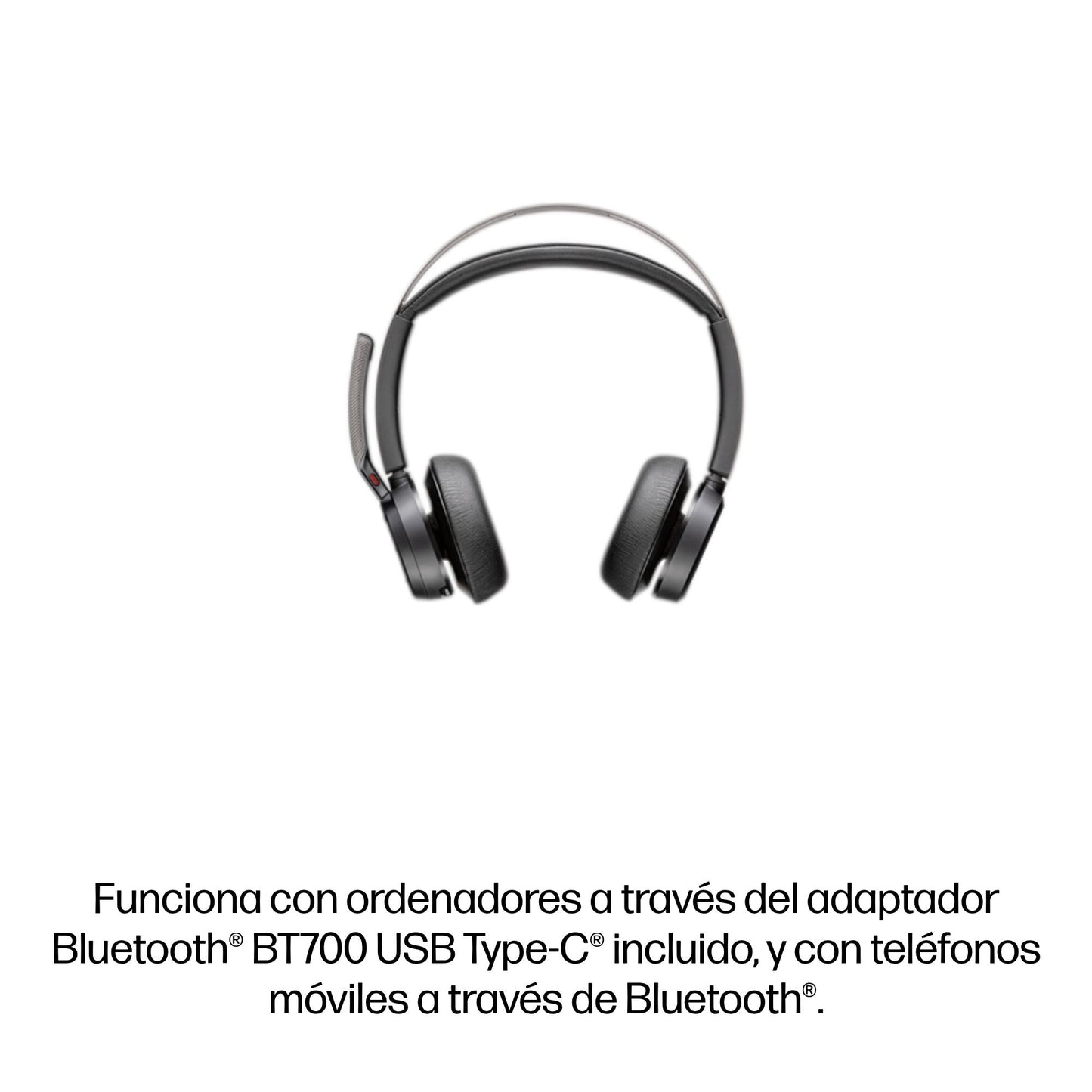 Auriculares Poly Voyager Focus 2 Microsoft Teams Certified with charge stand Headset