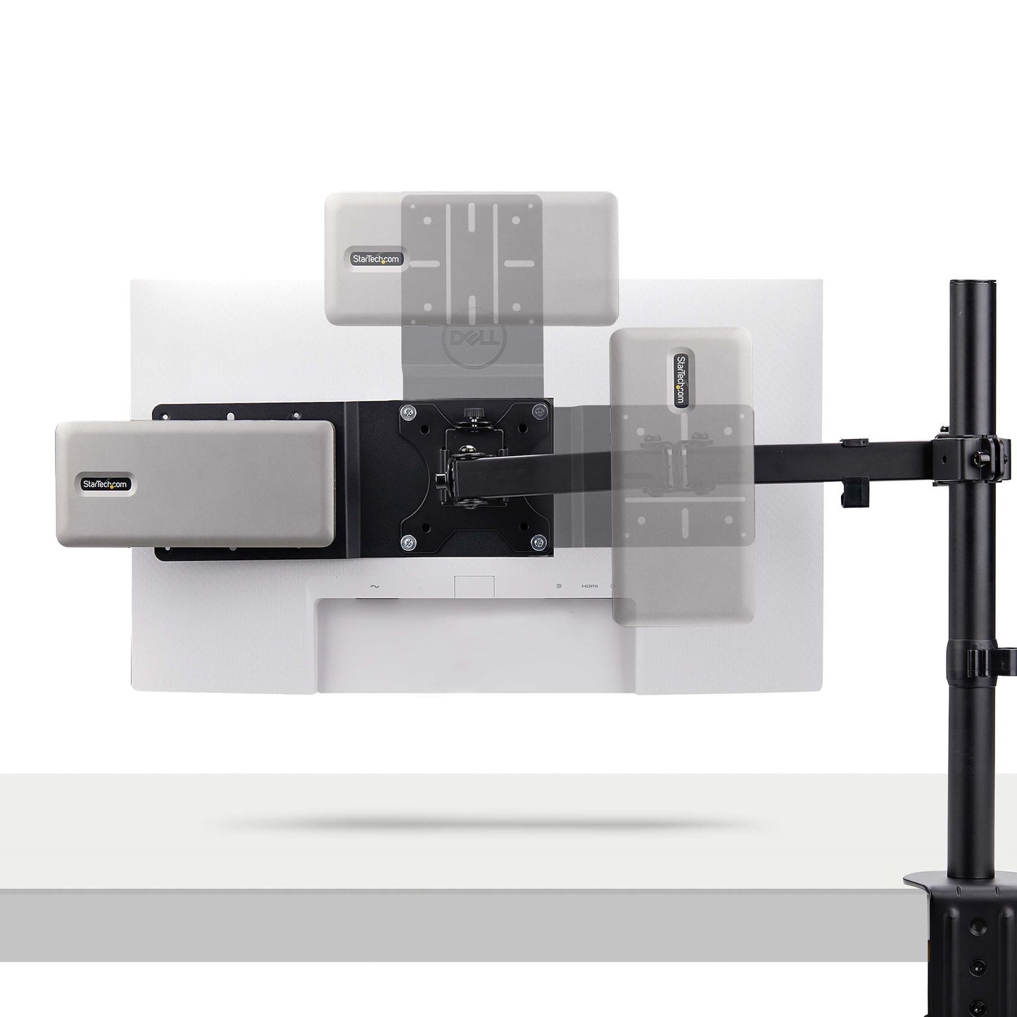 StarTech.com DOCK-NUC-VESA-MOUNT soporte para CPU Soporte para CPU montado en soporte de monitor Negro
