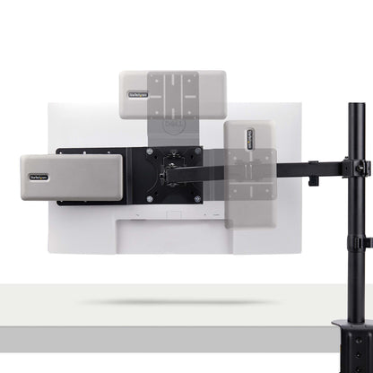 StarTech.com DOCK-NUC-VESA-MOUNT soporte para CPU Soporte para CPU montado en soporte de monitor Negro