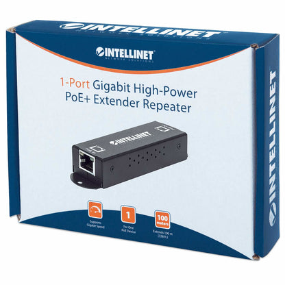 Intellinet 560962 extensor de red Negro 10, 100, 1000 Mbit/s