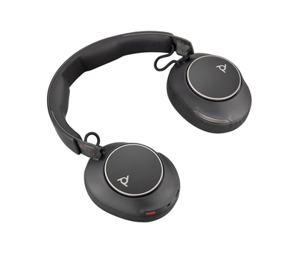 HP Poly Voyager Surround 80 UC USB-C Headset +USB-C/A Adapter Inalámbrico Diadema Música/cotidiano USB Tipo C Bluetooth Negro