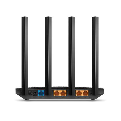 Router Gigabit Tp-link MU-MIMO inalámbrico ?C1200 2.4GHz 300 Mbps y 5GHz 867 Mbps para 1200 Mbps