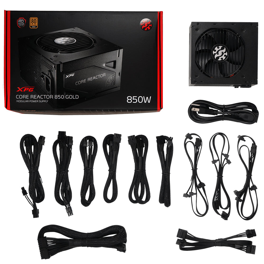 Fuente de Poder 750W XPG Corereactor 80 Plus Gold ATX 24 Pin