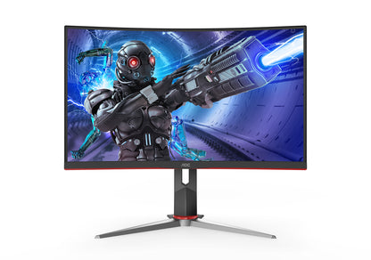 Monitor AOC 27" Gaming Curvo IPS 1920x1080 165Hz 1 ms Freesync HDMI DisPort HDR Mode