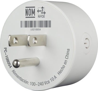 Perfect Choice PC-108054 enchufe inteligente Hogar Blanco