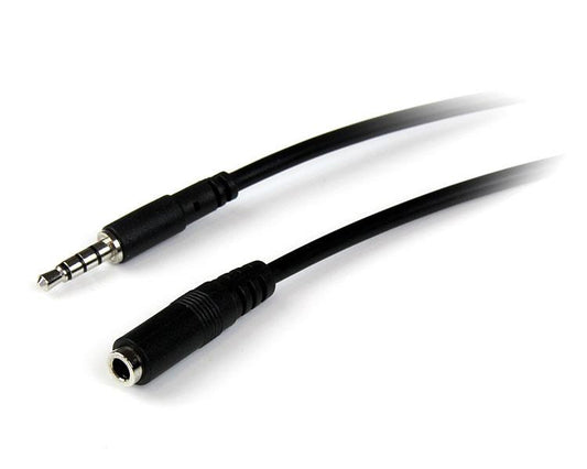 StarTech.com 2m 3.5mm/3.5mm cable de audio 3,5mm Negro