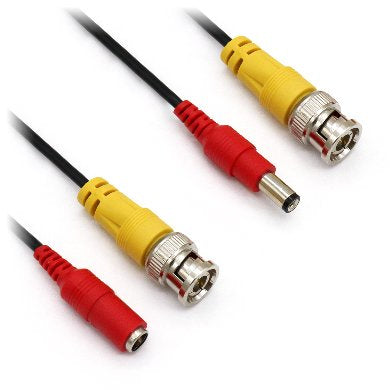 BRobotix 764748 cable coaxial 10 m BNC, Power Connector Negro