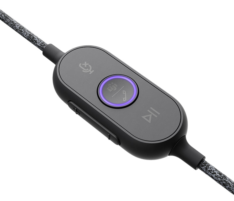 Logitech 981-000871 audífono y auriculare Auriculares Alámbrico Diadema Oficina/Centro de llamadas USB Tipo C Grafito