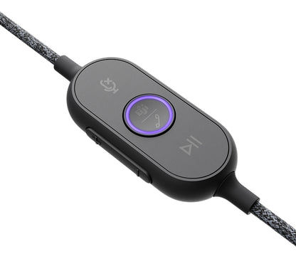 Logitech 981-000871 audífono y auriculare Auriculares Alámbrico Diadema Oficina/Centro de llamadas USB Tipo C Grafito