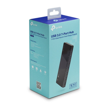 TP-Link UH700 nodo concentrador USB 3.2 Gen 1 (3.1 Gen 1) Micro-B 5000 Mbit/s Negro