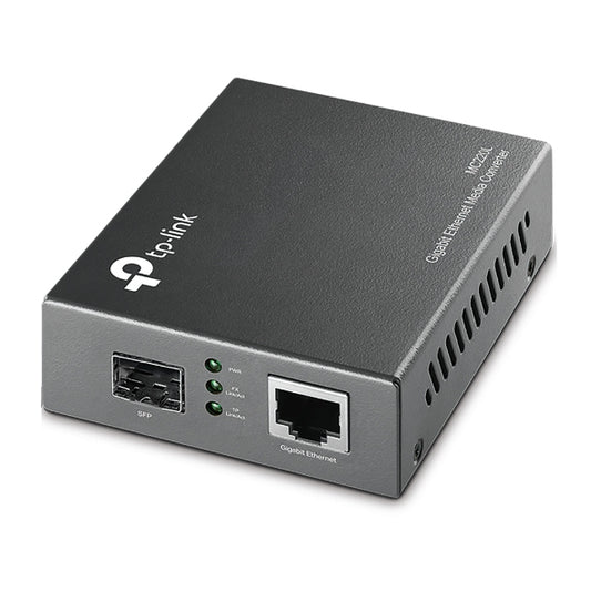 TP-Link Omada MC220L convertidor de red 1000 Mbit/s Multimodo, Modo único Negro