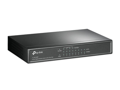 TP-Link TL-SG1008P dispositivo de redes No administrado Gigabit Ethernet (10/100/1000) Energía sobre Ethernet (PoE) Avellana