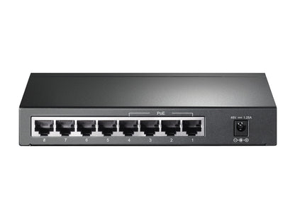 TP-Link TL-SG1008P dispositivo de redes No administrado Gigabit Ethernet (10/100/1000) Energía sobre Ethernet (PoE) Avellana