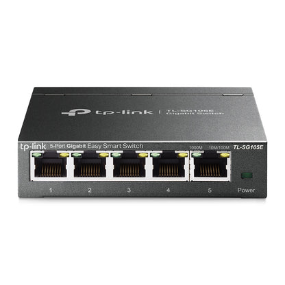 TP-Link TL-SG105E dispositivo de redes Gestionado L2 Gigabit Ethernet (10/100/1000) Negro