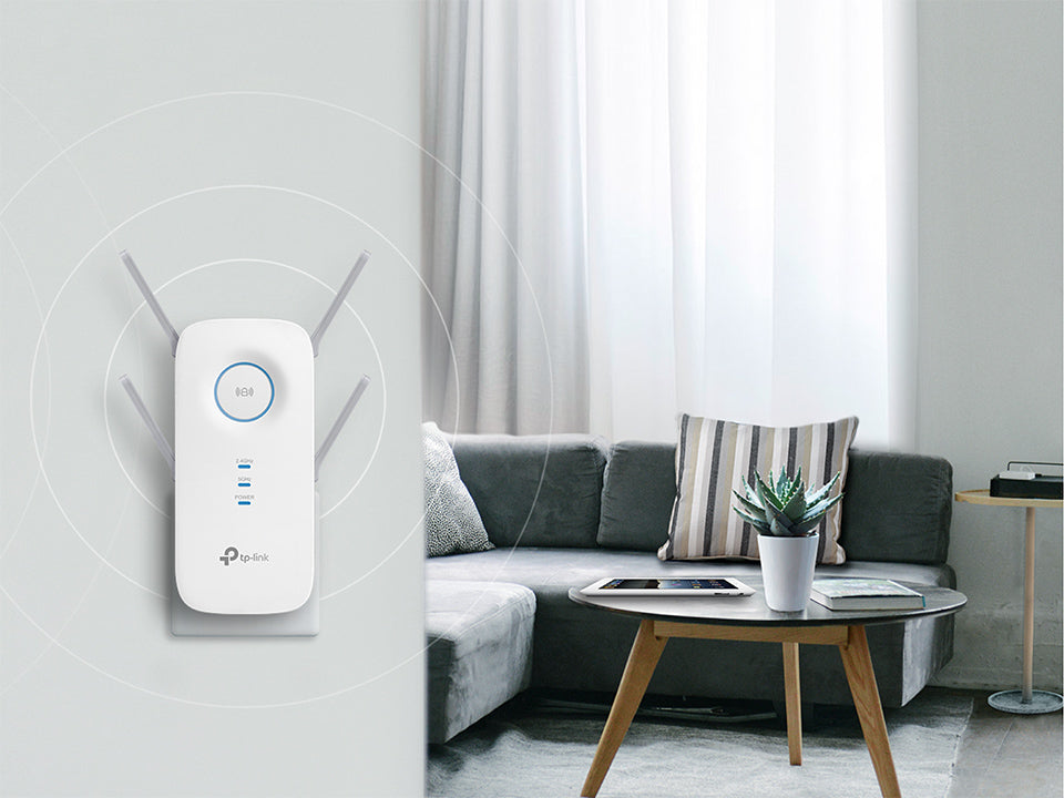 TP-Link RE650 extensor de red Transmisor de red Blanco 10, 100, 1000 Mbit/s