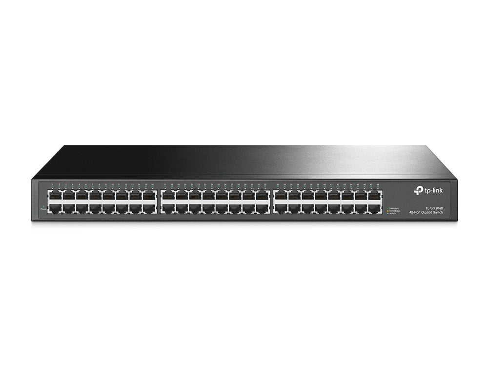 TP-Link TL-SG1048 dispositivo de redes No administrado Gigabit Ethernet (10/100/1000) 1U Negro