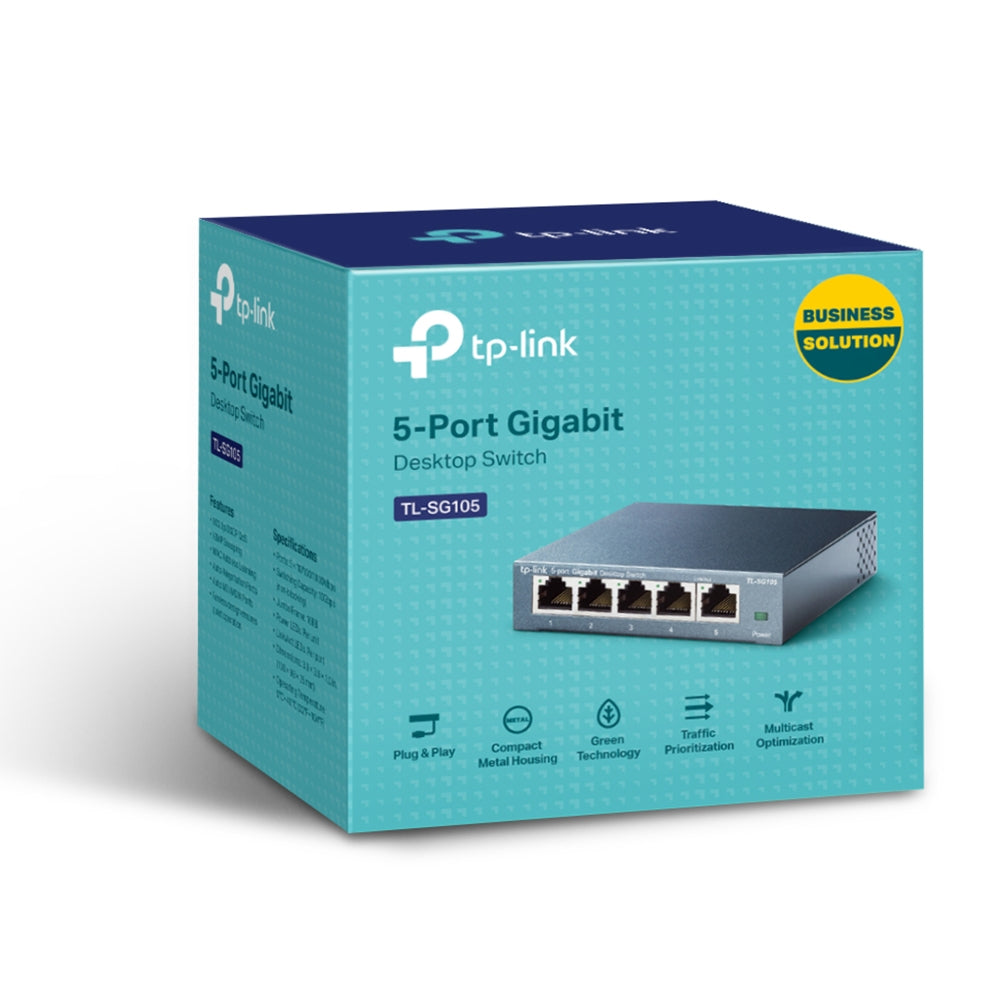 Switch para escritorio Tp-link de 5 puertos Gigabit