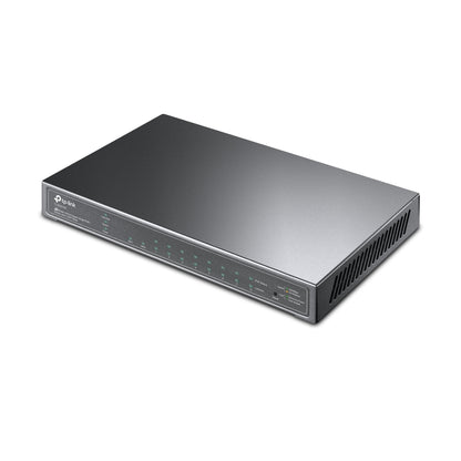TP-Link JetStream TL-SG2210P dispositivo de redes Gestionado L2/L4 Gigabit Ethernet (10/100/1000) Energía sobre Ethernet (PoE) Negro