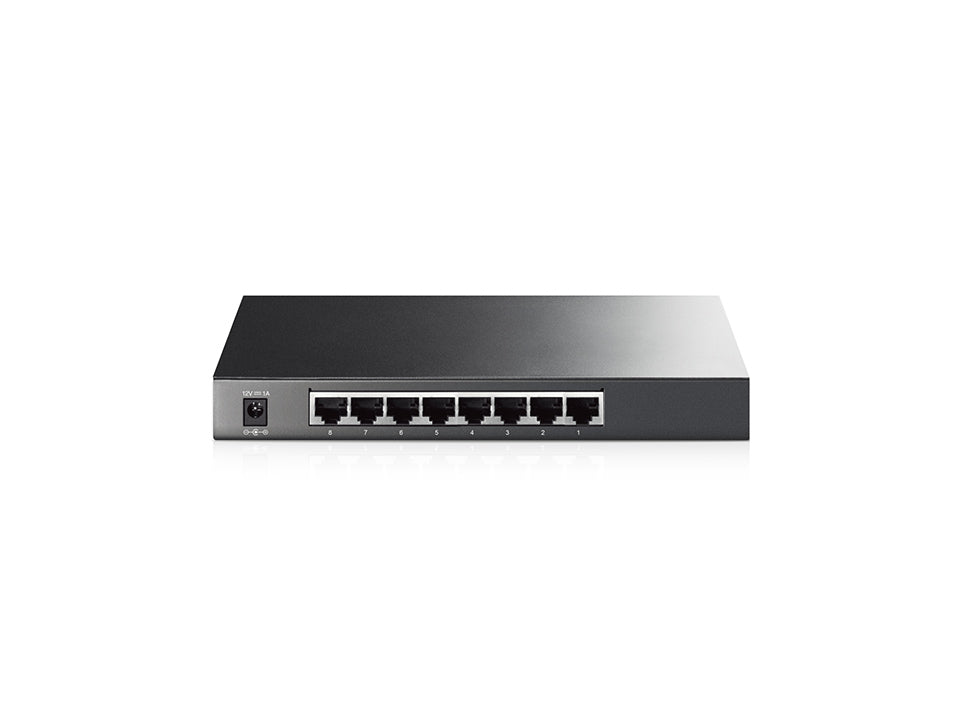 TP-Link JetStream TL-SG2008 dispositivo de redes Gestionado L2/L2+ Gigabit Ethernet (10/100/1000) Negro