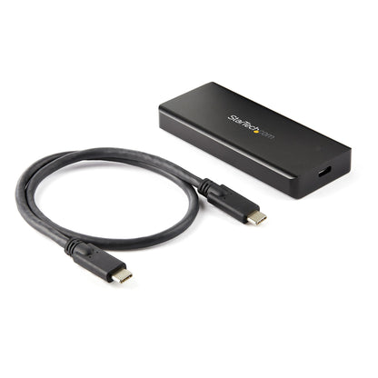 StarTech.com M2E1BRU31C caja para disco duro externo Carcasa para SSD Negro