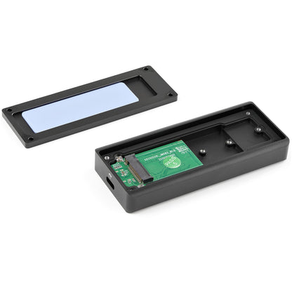 StarTech.com M2E1BRU31C caja para disco duro externo Carcasa para SSD Negro