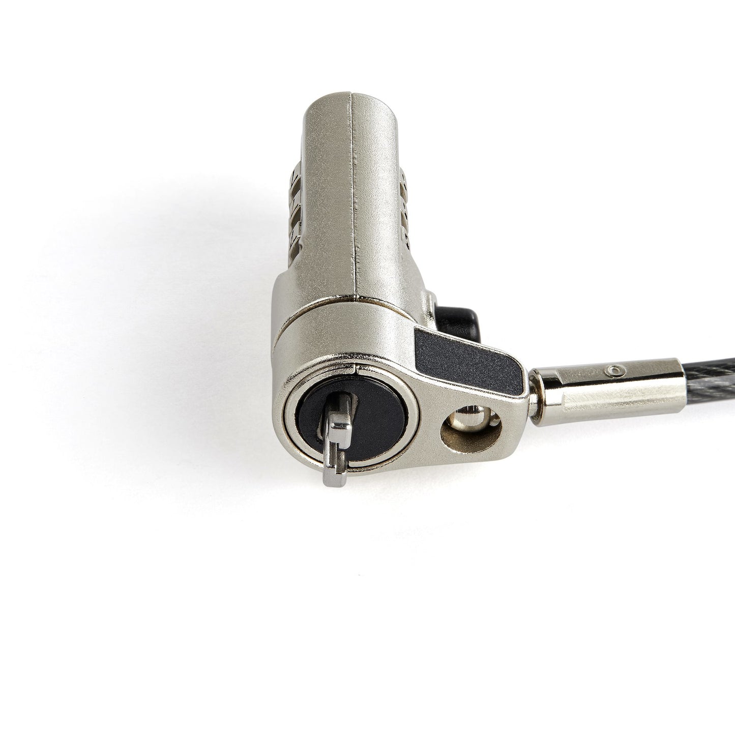 StarTech.com LTLOCKNANO cable antirrobo Negro, Acero inoxidable