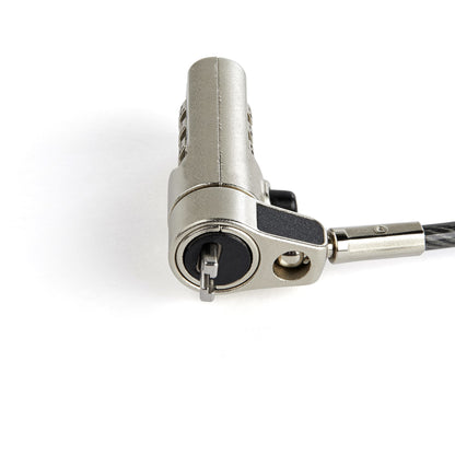 StarTech.com LTLOCKNANO cable antirrobo Negro, Acero inoxidable