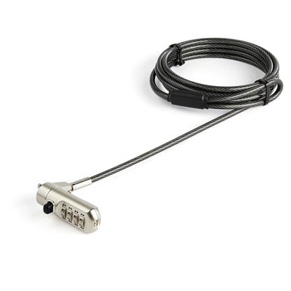 StarTech.com LTLOCKNANO cable antirrobo Negro, Acero inoxidable