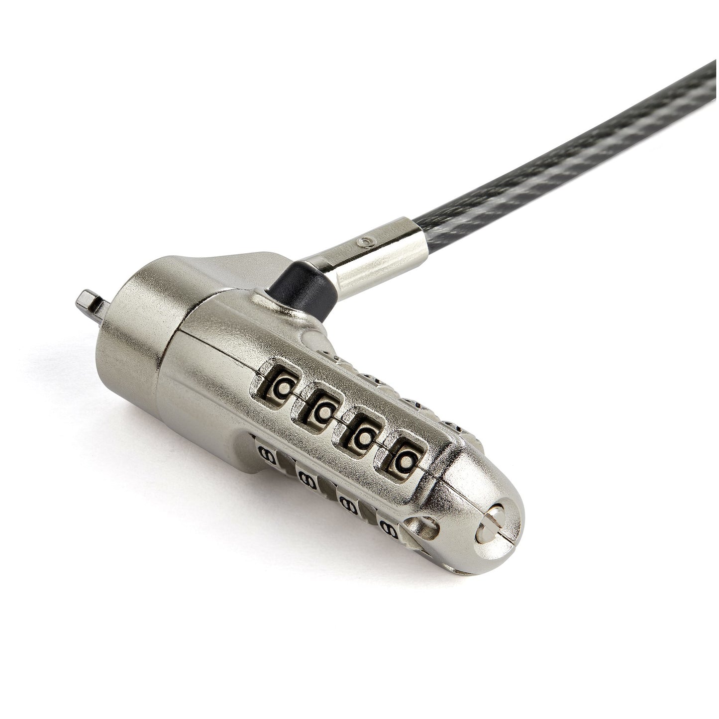 StarTech.com LTLOCKNANO cable antirrobo Negro, Acero inoxidable