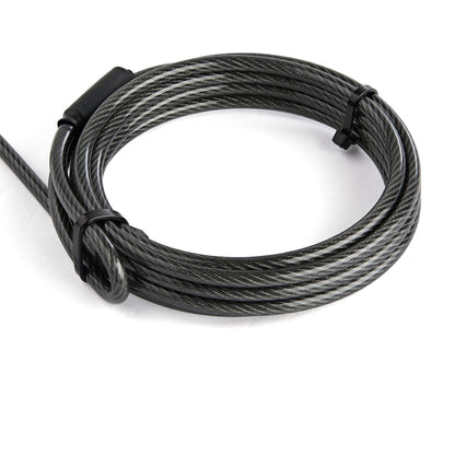 StarTech.com LTLOCKNANO cable antirrobo Negro, Acero inoxidable