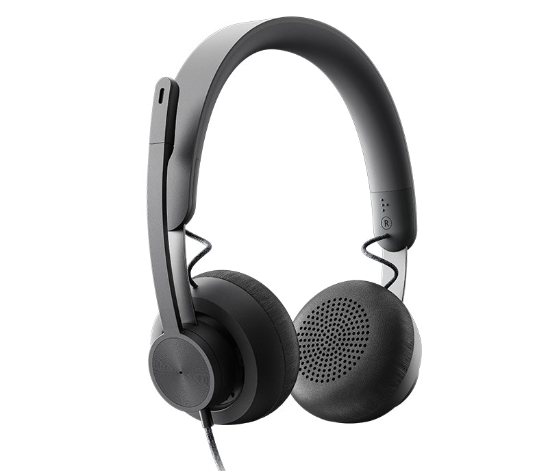 Logitech 981-000871 audífono y auriculare Auriculares Alámbrico Diadema Oficina/Centro de llamadas USB Tipo C Grafito