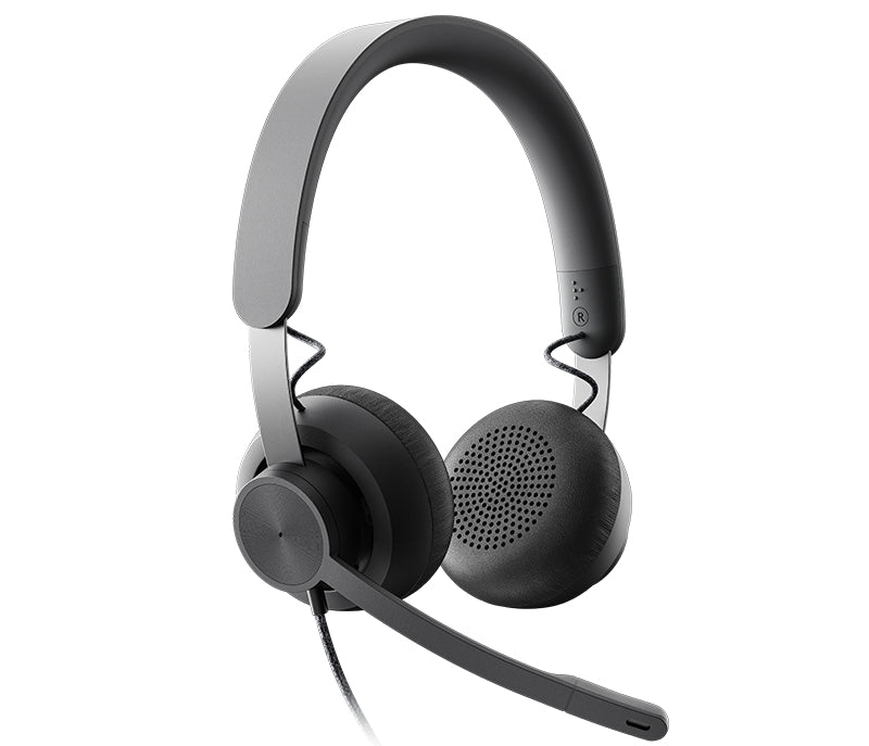 Logitech 981-000871 audífono y auriculare Auriculares Alámbrico Diadema Oficina/Centro de llamadas USB Tipo C Grafito