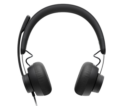 Logitech 981-000871 audífono y auriculare Auriculares Alámbrico Diadema Oficina/Centro de llamadas USB Tipo C Grafito