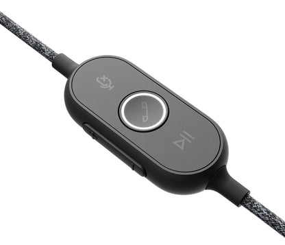 Logitech 981-000876 audífono y auriculare Auriculares Alámbrico Diadema Oficina/Centro de llamadas USB Tipo C Grafito