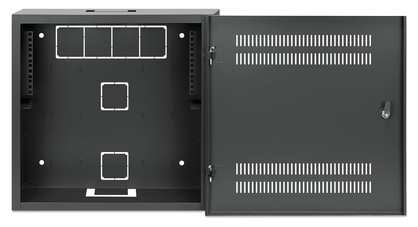 Intellinet 713689 armario rack 2U/4U Bastidor de pared Negro