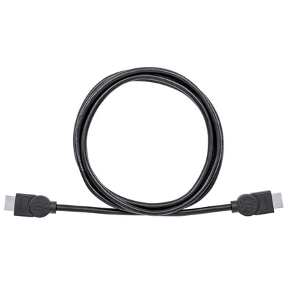 Cable Manhattan HDMI 1.4 M-M Alta Velocidad Canal Ethernet Blindado 2m Color Negro