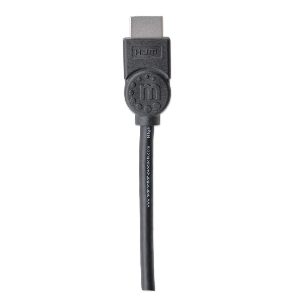 Cable Manhattan HDMI 1.4 M-M Alta Velocidad Canal Ethernet 5m Color Negro
