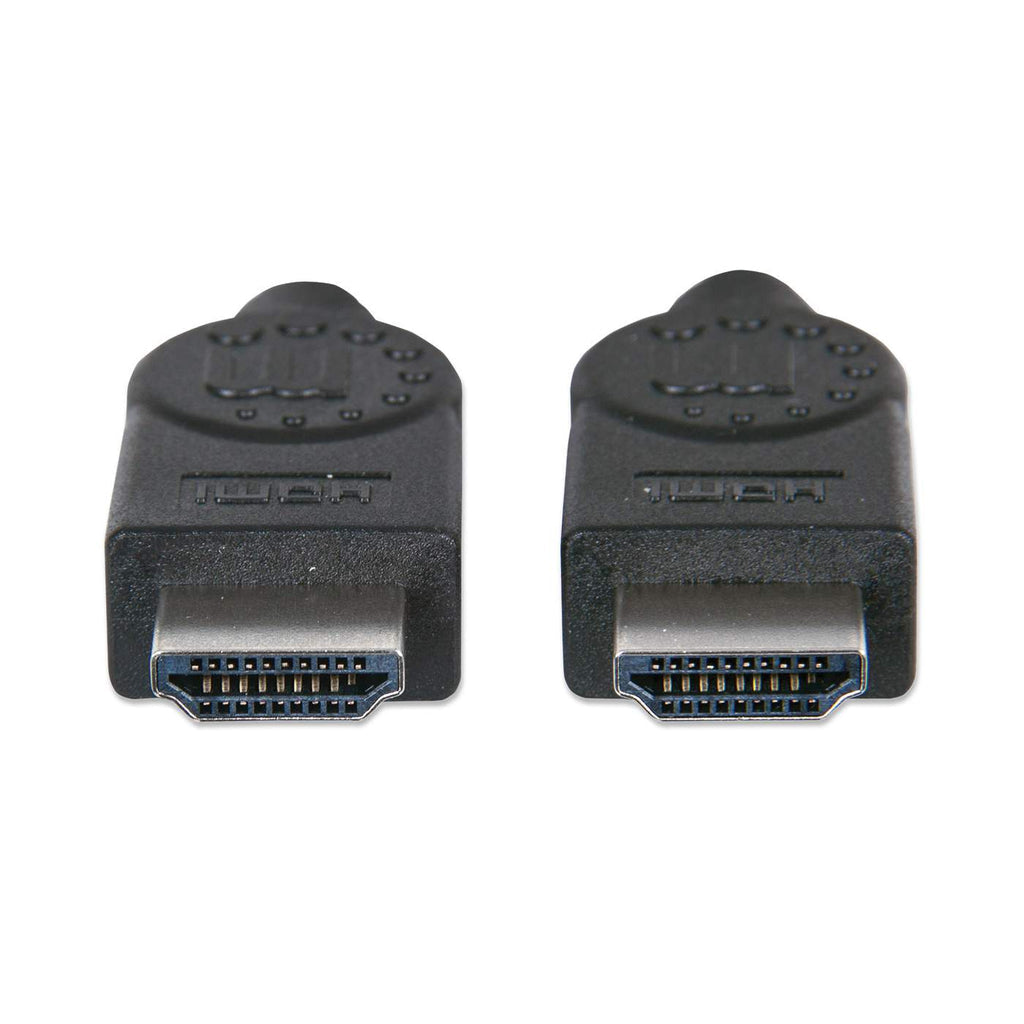 Cable Manhattan Alta Velocidad Canal Ethernet HDMI M-M 15m Color Negro