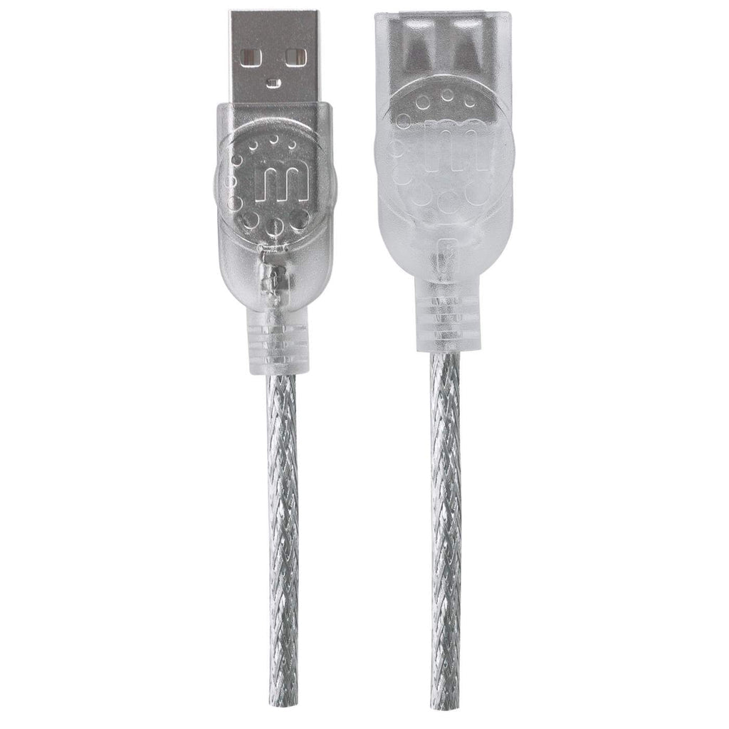 Manhattan 336314 cable USB 1.8 m USB A 0.48 Gbit/s Plata