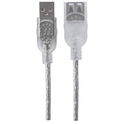 Manhattan 336314 cable USB 1.8 m USB A 0.48 Gbit/s Plata