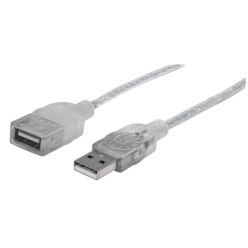Manhattan 336314 cable USB 1.8 m USB A 0.48 Gbit/s Plata