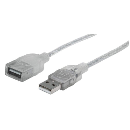 Manhattan 336314 cable USB 1.8 m USB A 0.48 Gbit/s Plata