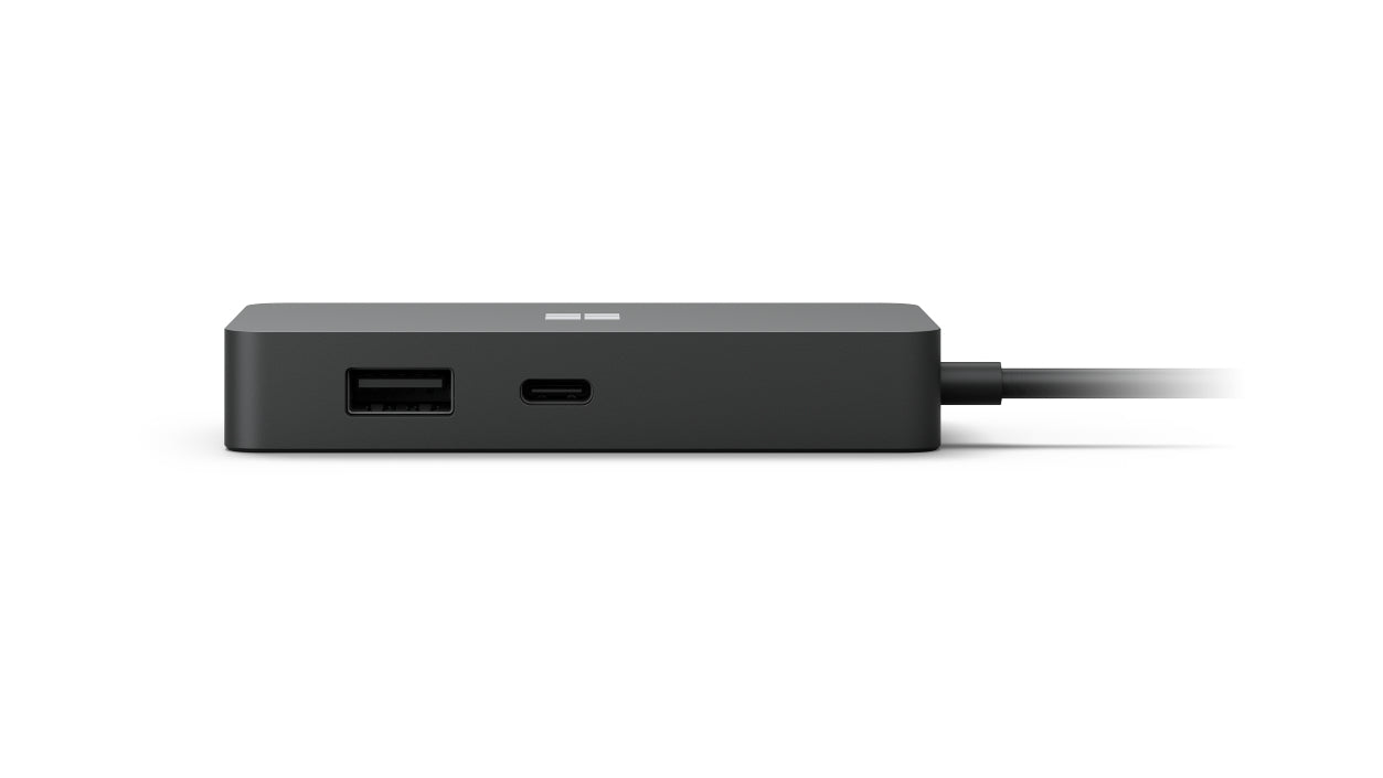 Microsoft 1E4-00001 base para laptop o replicador de puertos USB 3.2 Gen 2 (3.1 Gen 2) Type-C Negro