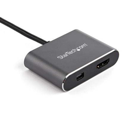 StarTech.com CDP2HDMDP adaptador gráfico USB 3840 x 2160 Pixeles Negro, Gris