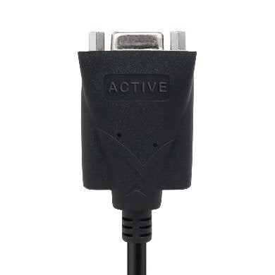 BRobotix 104529 adaptador de cable de vídeo 0.12 m DisplayPort USB tipo A Negro