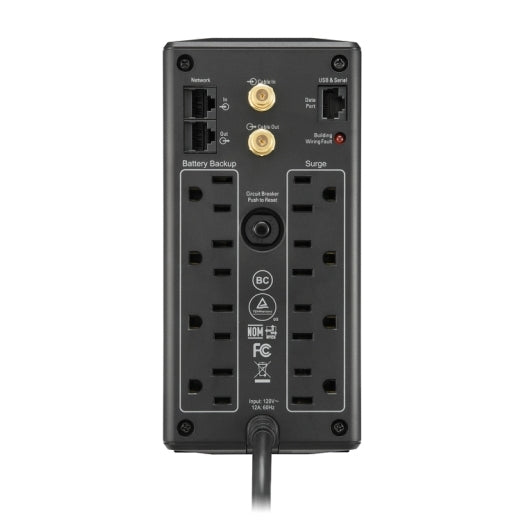 APC BX850M-LM60 sistema de alimentación ininterrumpida (UPS) Línea interactiva 0.85 kVA 510 W 8 salidas AC